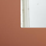 Mango Wood Azubu Wall Decorative Mirror Frame| Wooden Mirror | White Finish 