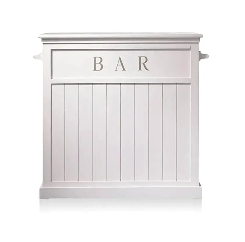 Mango Wood Gilmore Stylish Brown Bar Cabinet with Wine Glass Storage for Living Room 