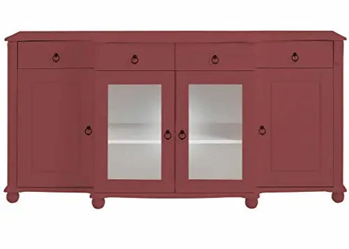 Translation missing: en.Aprodz Soild Wood Teresina Sideboard Storage Cabinet with Drawer for Living Room | Opera Evening Finish