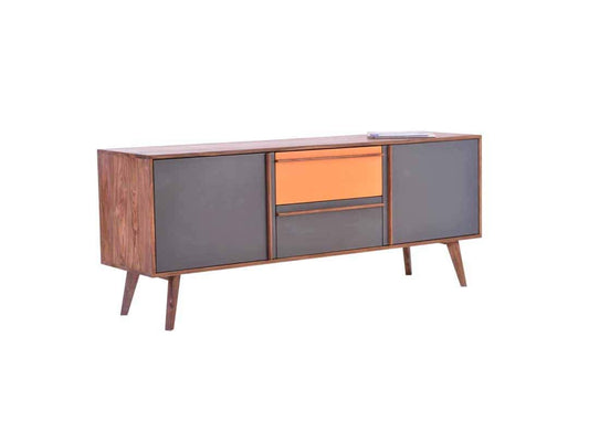 APRODZ Sheesham Wood Zorynsk Sideboard Storage Cabinet for Living Room | Wooden Cabinet for Kitchen | Multicolor Finish