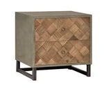 Solid Wood Lisbon Bedside Storage Table for Living Room 