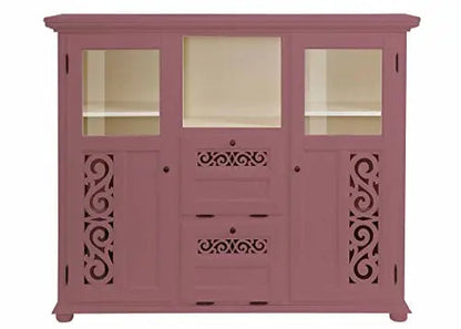 Soild Wood Fora Sideboard Storage Cabinet for Living Room | White Finish 