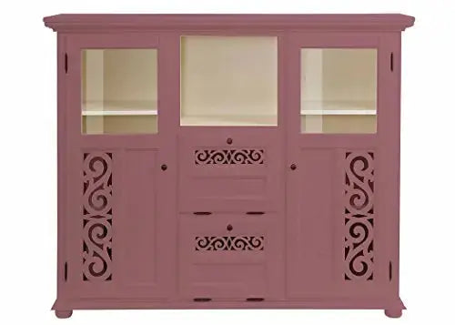 Soild Wood Fora Sideboard Storage Cabinet for Living Room | White Finish 