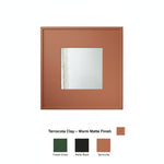 Mango Wood Azubu Wall Decorative Mirror Frame| Wooden Mirror | White Finish 