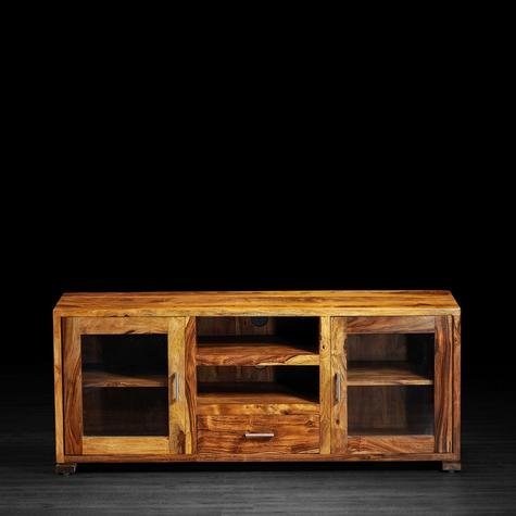 APRODZ Solid Wood Varada TV Stand Cabinet for Home | TV Unit for Living Room