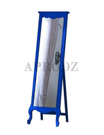 Mango Wood Home Decorative Thalo Standing Long Mirror for Living Room, Bedroom, Hotels 