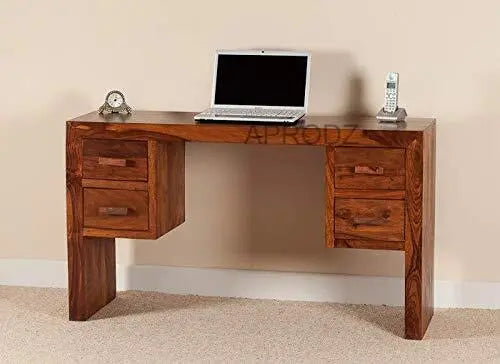 Translation missing: en.Sheesham Wood Vanlue Study Desk Table for Home and Office | Brown Finish 
