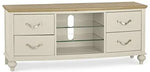 Mango Wood Storage 4 Drawer TV Stand Cabinet for Living Room | Entertainment Unit | White Finish 