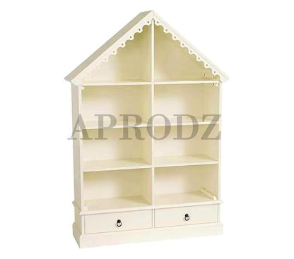 Dollhouse Bookcase Cream Finish