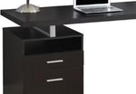 Solid Wood Abanda Study Desk Table for Home and Office Black Finish 
