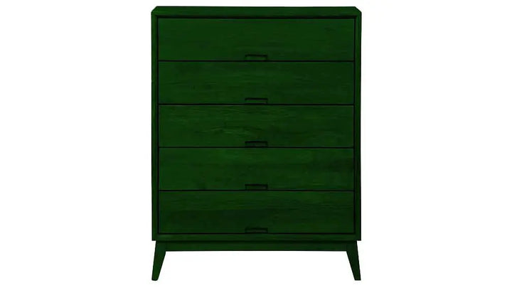Translation missing: en.Mango Wood Storage Cabinet Cruz Chest of 5 Drawers Furniture for Living Room | Brown 