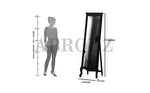 Mango Wood Home Decorative Thalo Standing Long Mirror for Living Room, Bedroom, Hotels 