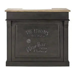 Reclaimed Wood Wine Holder Storage Bar Cabinet for Living Room Multi-Color, standard (bc-140) 