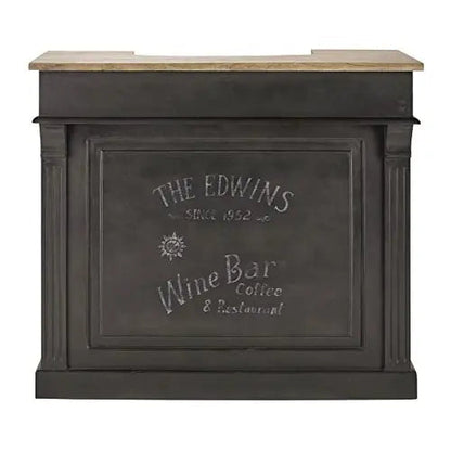 Reclaimed Wood Wine Holder Storage Bar Cabinet for Living Room Multi-Color, standard (bc-140) 