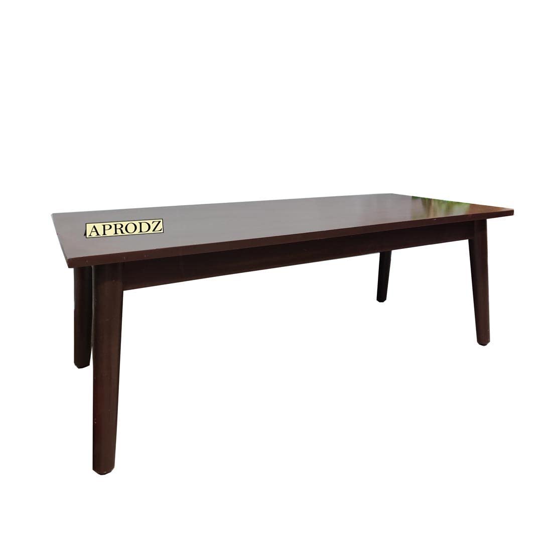 APRODZ Barba Mango Wood Bench for Living Room | Dining Room Bench |Study Home Bench | Wooden Brown Finish