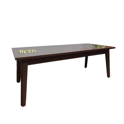 Barba Mango Wood Bench for Living Room | Dining Room Bench |Study Home Bench | Wooden Brown Finish