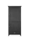 Mango Wood 2-Door Wardrobe with Drawer 