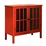 Soild Wood Vicuna Two Door Sideboard Storage Cabinet for Living Room 