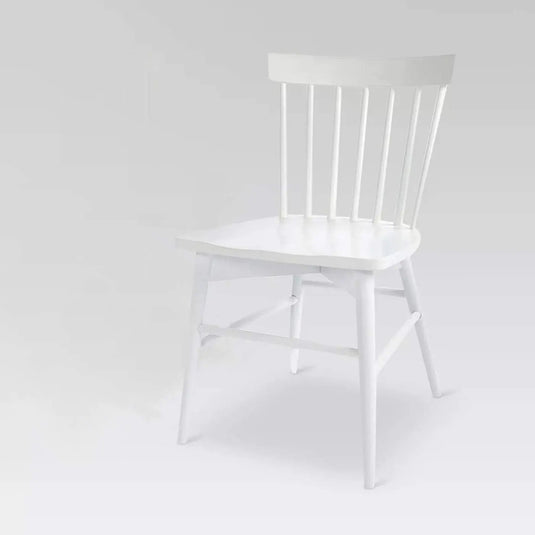Translation missing: en.APRODZ Solid Mango Wood White Dining Chairs for Living Room | Set of 2 Wooden Chair