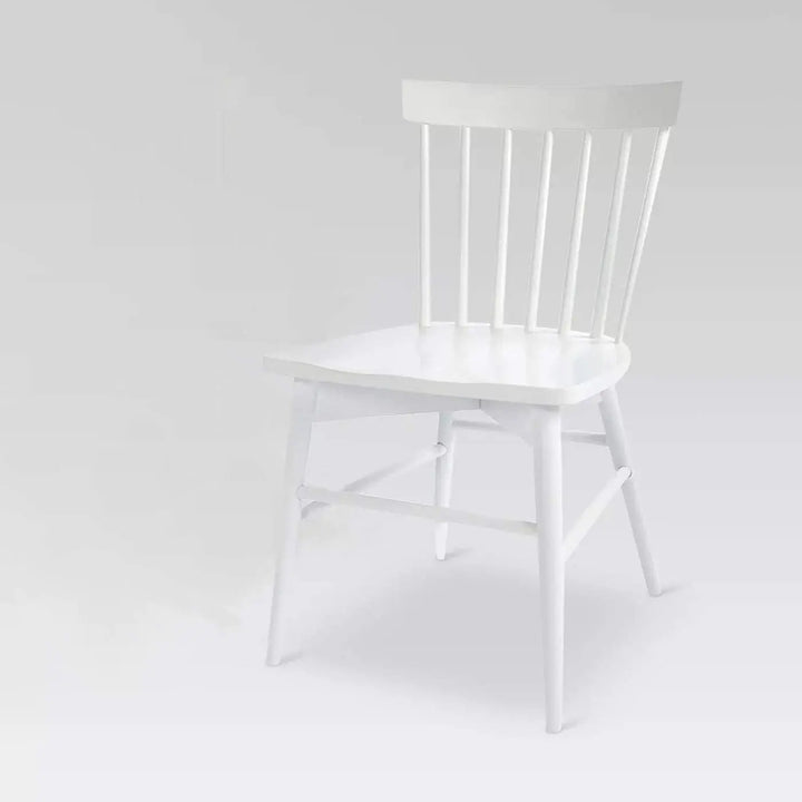 Translation missing: en.APRODZ Solid Mango Wood White Dining Chairs for Living Room | Set of 2 Wooden Chair