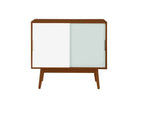 APRODZ Mango Wood Krasnodon Sideboard Storage Cabinet for Living Room | Wooden Cabinet for Kitchen | White Finish