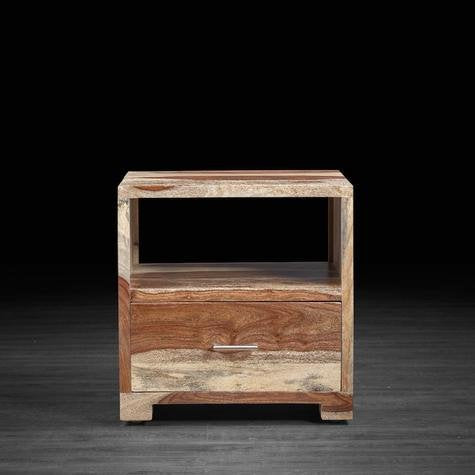 Solid Wood Mary Bedside Storage Table for Living Room 