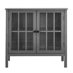 Soild Wood Vicuna Two Door Sideboard Storage Cabinet for Living Room 
