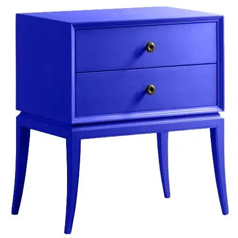 Translation missing: en.Lajas Mango Wood Bedside Table with Two Drawer 