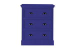 Mango Wood Marceio Chest of 3 Drawers Storage Cabinet for Living Room | Wooden Sideboard | Kimberly Finish 
