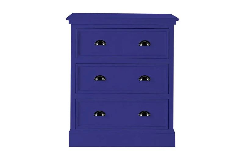Mango Wood Marceio Chest of 3 Drawers Storage Cabinet for Living Room | Wooden Sideboard | Kimberly Finish 