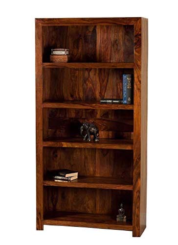 Idaho Sheesham Wood Tall Bookcase