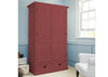 Mango Wood Multipurpose Storage Warsaw Wardrobe for Living Room | 2-Door and 2 Drawer