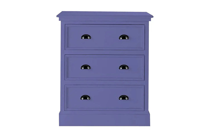 Translation missing: en.Mango Wood Marceio Chest of 3 Drawers Storage Cabinet for Living Room | Wooden Sideboard | White Finish 