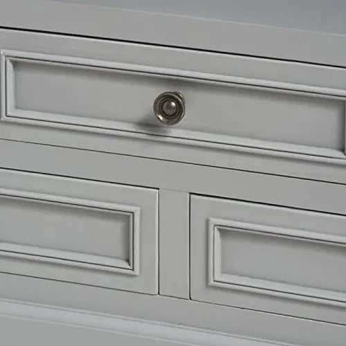 Mango Wood Vadis Corner Tv Stand Cabinet For Home | Tv Unit For Living Room | White Finish - 25.59X43.31X19.69 Inch 