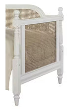 Kozlow Twin Size Mango Wood Cane Daybed (Solid Wood - White) 