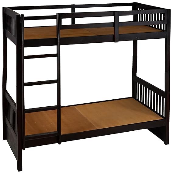 Translation missing: en.Sheesham Wood Moyer Bunk Bed for Bedroom | Brown Finish 