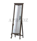 Mango Wood Home Decorative Thalo Standing Long Mirror for Living Room, Bedroom, Hotels 