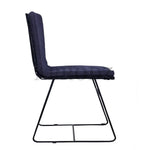 Geometrically Crafted Wired Chair in Black | Stylish Metal Chair for Home & Outdoor 