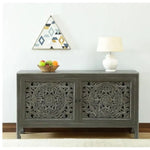 Wooden sideboard cabinet