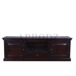 Mango Wood Tampa TV Stand Cabinet for Living Room | Entertainment Unit | Honey Finish 