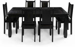 Solid Wood Kayle 6 Seater Dining Table Set for Home | Dining Furniture 