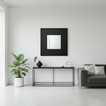 Mango Wood Azubu Wall Decorative Mirror Frame| Wooden Mirror | White Finish 