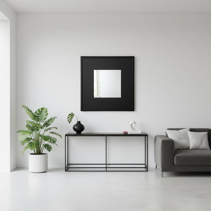 Translation missing: en.Mango Wood Azubu Wall Decorative Mirror Frame| Wooden Mirror | White Finish 