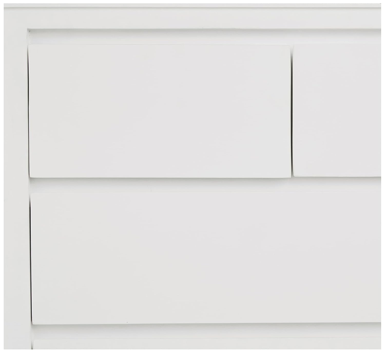 APRODZ Mango Wood Dublin Chest of 4 Drawers Storage Cabinet for Living Room Furniture (White)