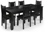 Solid Wood Kayle 6 Seater Dining Table Set for Home | Dining Furniture 