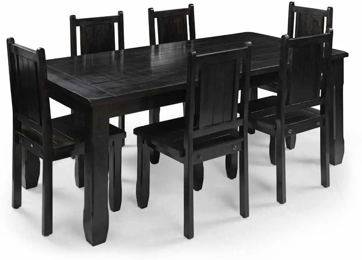 Translation missing: en.Solid Wood Kayle 6 Seater Dining Table Set for Home | Dining Furniture 