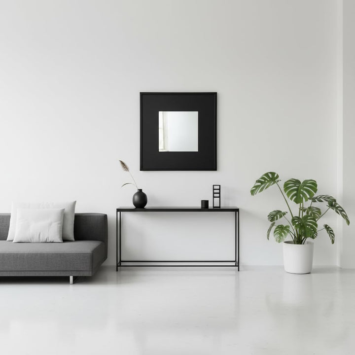 Translation missing: en.Mango Wood Azubu Wall Decorative Mirror Frame| Wooden Mirror | White Finish 