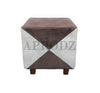 Printed Ottoman Stool Upholstered Foam Cushioned Pouffes for Living Room | Puffy Muddha Stool