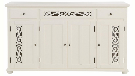 Translation missing: en.Mango Wood Sideboard Cabinet with 3 Drawer Storage Organize Cabinet for Home Dinning Kitchen Living Room &amp; Bedroom Multi Shelves Door Cabinets Hallway Dinning 