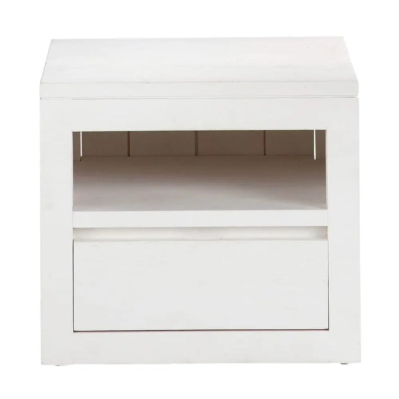 Mango Wood Sechura Bedside Table for Bedroom 